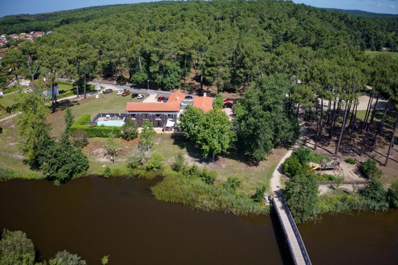 Hotel Au Bon Coin Du Lac Mimizan Bagian luar foto